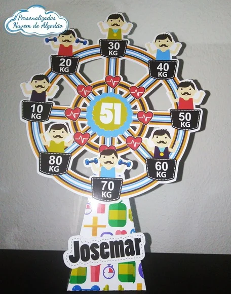 Roda Gigante - Tema Fitness