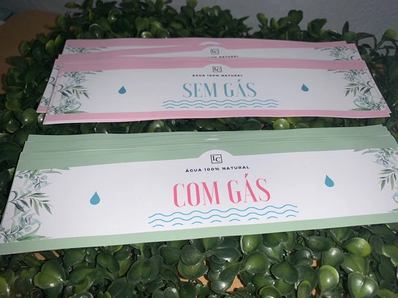 Rotulo Adesivo para Água Personalizado Festa