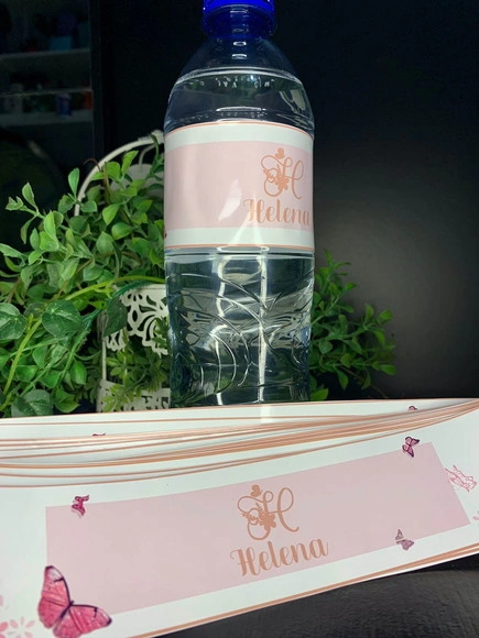 Rotulo Adesivo para Água Personalizado Festa