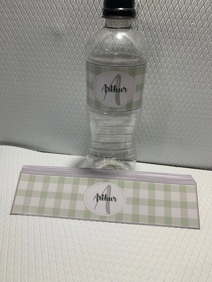 Rotulo Adesivo para Água Personalizado Maternidade