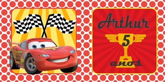 Rótulo para Cofre Carros