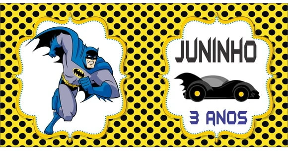 Rótulo para Cofre do Batman