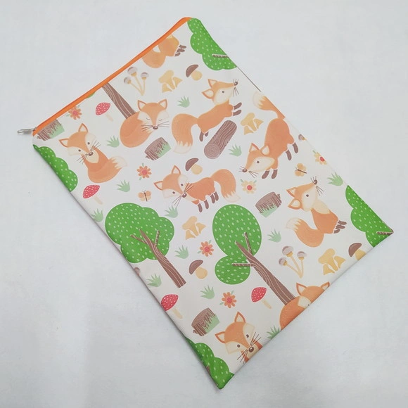 Saco Impermeável para Roupas 28x40 com Zíper - Raposa