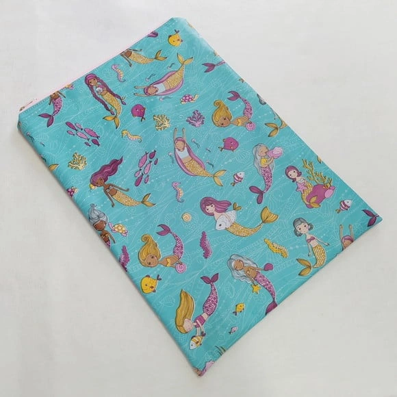 Saco Impermeável para Roupas 28x40 com Zíper - Sereias