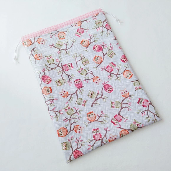 Saco Impermeável para Roupas 28x40 - Corujinhas