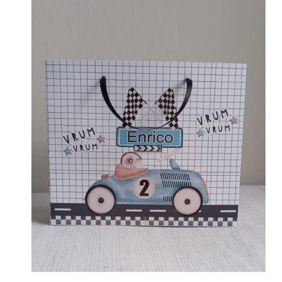 Sacolinha Carro de Corrida
