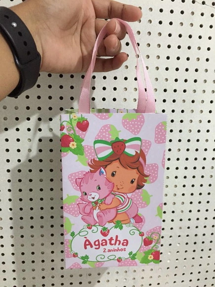 Sacolinha Personalizada Moranguinho Baby