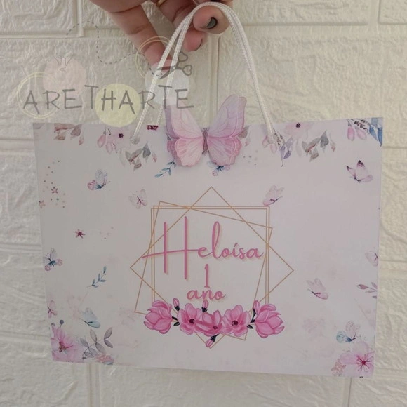 Sacolinha Personalizada Jardim Encantado