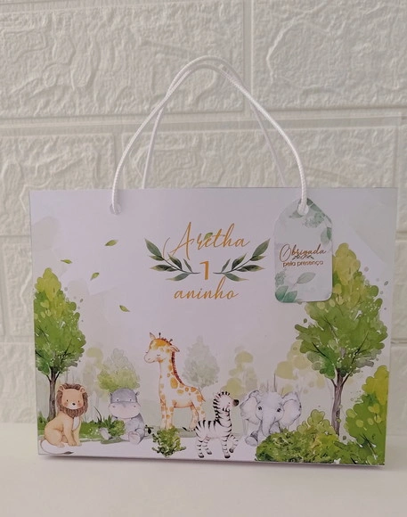 Sacolinha Personalizada Safari