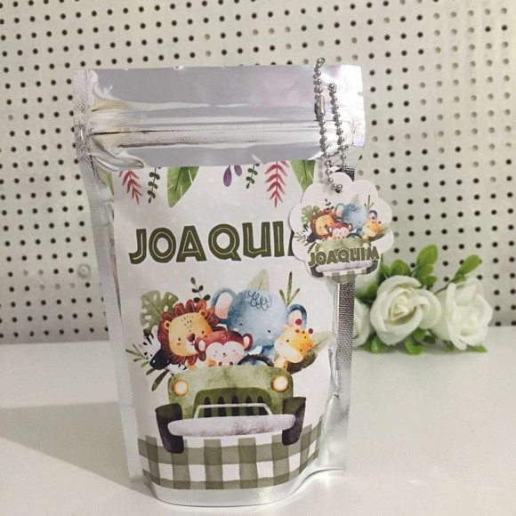 Saquinho Abre e Fecha - Safari Menino