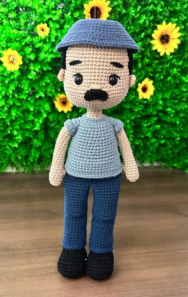 Seu Madruga em Amigurumi