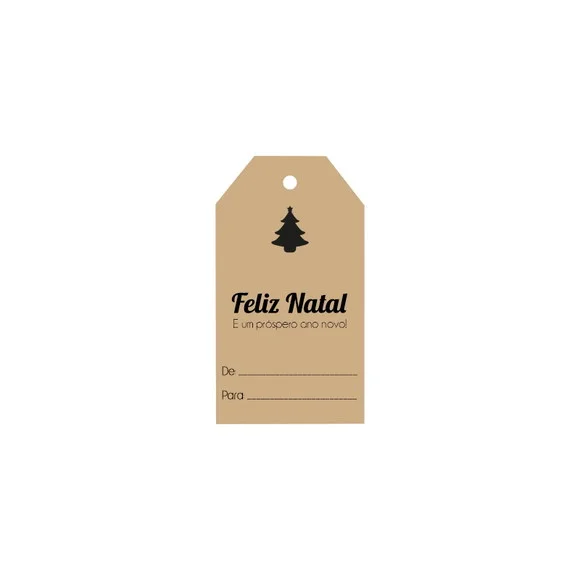 Tag Personalizada Natal de para