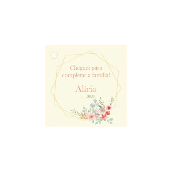 Tag Personalizada Maternidade