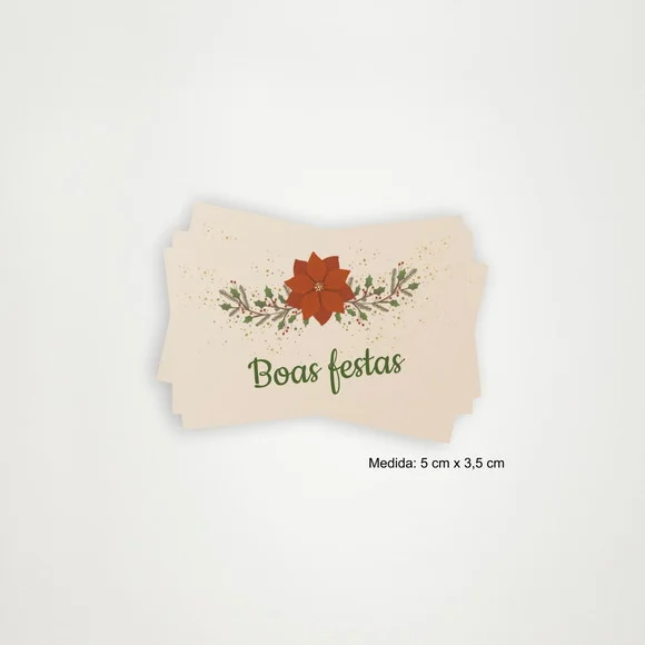Tag Personalizada Boas Festas