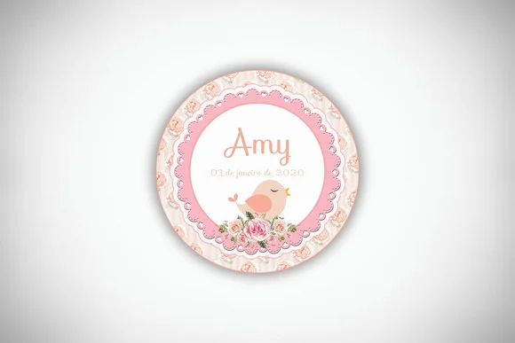 Tag Personalizada Passarinho