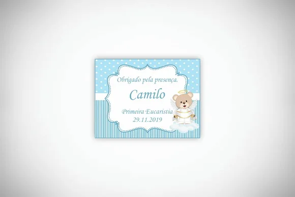 Tag Personalizada Primeira Eucaristia