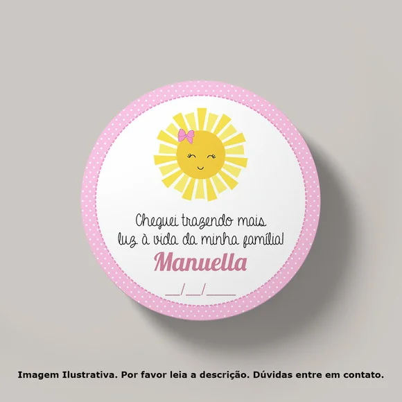 Tag Personalizada Raio de Sol