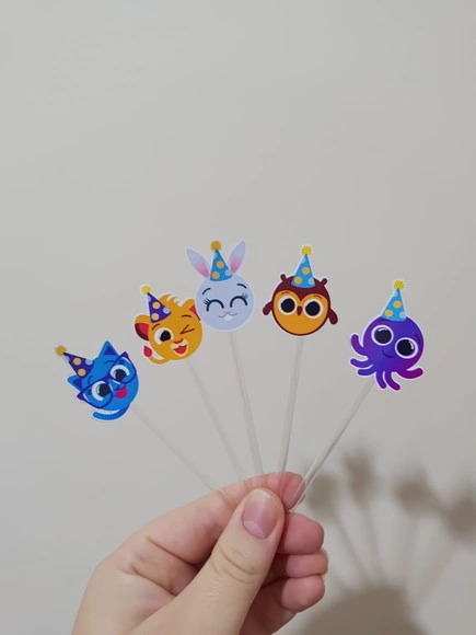 Kit 25 Tags Simples para Doces Bolofofos