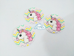 Adesivo 5x5 Unicórnio Adesivo 5x5 Unicórnio