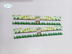 Adesivo para nutella pequena Safari Aquarela Adesivo para nutella pequena Safari Aquarela
