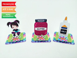 Aplique 3d de caixinha 5x5 Slime Aplique 3d de caixinha 5x5 Slime