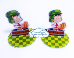 Aplique 3d de latinha 5x5 Chaves Aplique 3d de latinha 5x5 Chaves