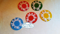 Aplique 3d de latinha 5x5 Chiquititas Aplique 3d de latinha 5x5 Chiquititas