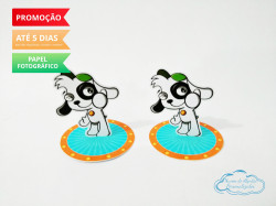 Aplique 3d de latinha 5x5 Doki Aplique 3d de latinha 5x5 Doki