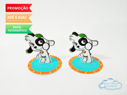 Aplique 3d de latinha 5x5 Doki Aplique 3d de latinha 5x5 Doki