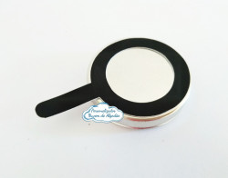 Aplique 3d de latinha DPA - lupa Aplique 3d de latinha DPA - lupa