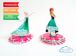 Aplique 3d de latinha Frozen Fever Aplique 3d de latinha Frozen Fever