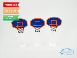 Aplique de tubete Basquete azul Aplique de tubete Basquete azul