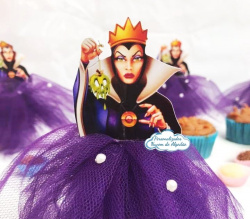 Aplique de tubete Branca de neve - Madrasta busto Aplique de tubete Branca de neve - Madrasta busto