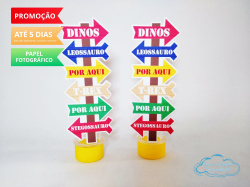 Aplique de tubete Dinossauro Placa Aplique de tubete Dinossauro Placa