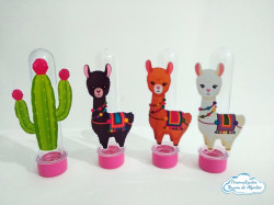 Aplique de tubete Lhama Aplique de tubete Lhama