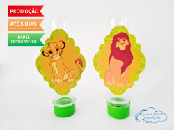 Aplique de tubete Rei leão Aplique de tubete Rei leão