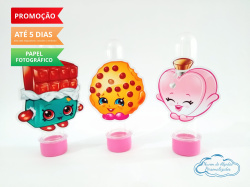 Aplique de tubete Shopkins - Chocolate Aplique de tubete Shopkins - Chocolate