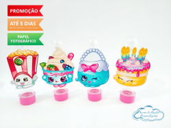 Aplique de tubete Shopkins - Pipoca Aplique de tubete Shopkins - Pipoca