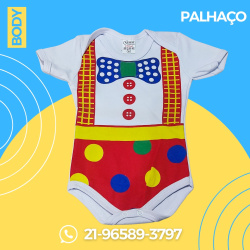 Body Temático Circo para Mêsversário de Bebês / DISPONÍVEL p Body Temático Circo para Mêsversário de Bebês / DISPONÍVEL p
