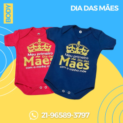 Body Temático Primeiro Dia das Mães para Mêsversário de Bebês / DISPONÍVEL p m g cor vermelha - DISPONÍVEL  m g cor azul VALOR REFERENTE A UNIDADE Body Temático Primeiro Dia das Mães para Mêsversário de Bebês / DISPONÍVEL p m g cor vermelha - DISPONÍVEL  m g cor azul VALOR REFERENTE A UNIDADE