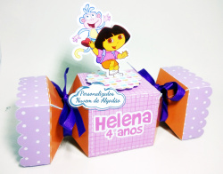 Caixa bala inteira Dora Aventureira Caixa bala inteira Dora Aventureira