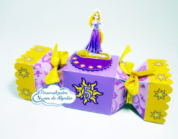 Caixa bala inteira Rapunzel - Enrolados Caixa bala inteira Rapunzel - Enrolados