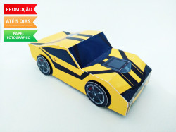 Caixa carro transformers Bumblebee Caixa carro transformers Bumblebee