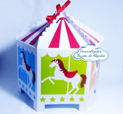 Caixa Carrossel Circo Caixa Carrossel Circo
