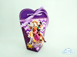 Caixa coração Enrolados - Rapunzel Caixa coração Enrolados - Rapunzel