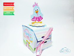 Caixa cubo com capa Galinha pintadinha Caixa cubo com capa Galinha pintadinha