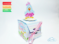 Caixa cubo com capa Galinha pintadinha Caixa cubo com capa Galinha pintadinha