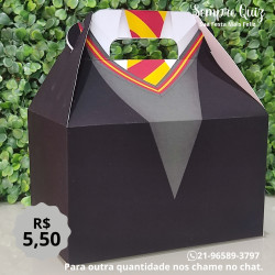 Caixa Maleta personalizada Harry Potter vermelha BEM GRANDE 30+ Caixa Maleta personalizada Harry Potter vermelha BEM GRANDE 30+