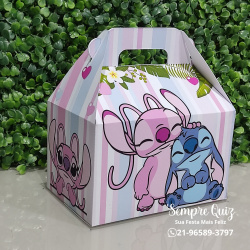 Caixa Maleta personalizada Lilo e angel caixa  bem grande Caixa Maleta personalizada Lilo e angel caixa  bem grande