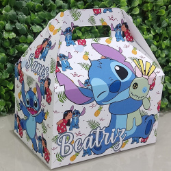 Caixa Maleta personalizada Stitch  caixa  bem grande Caixa Maleta personalizada Stitch  caixa  bem grande